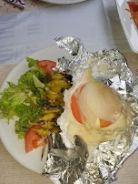 Gegrillte Peperoni Und Feta Käse